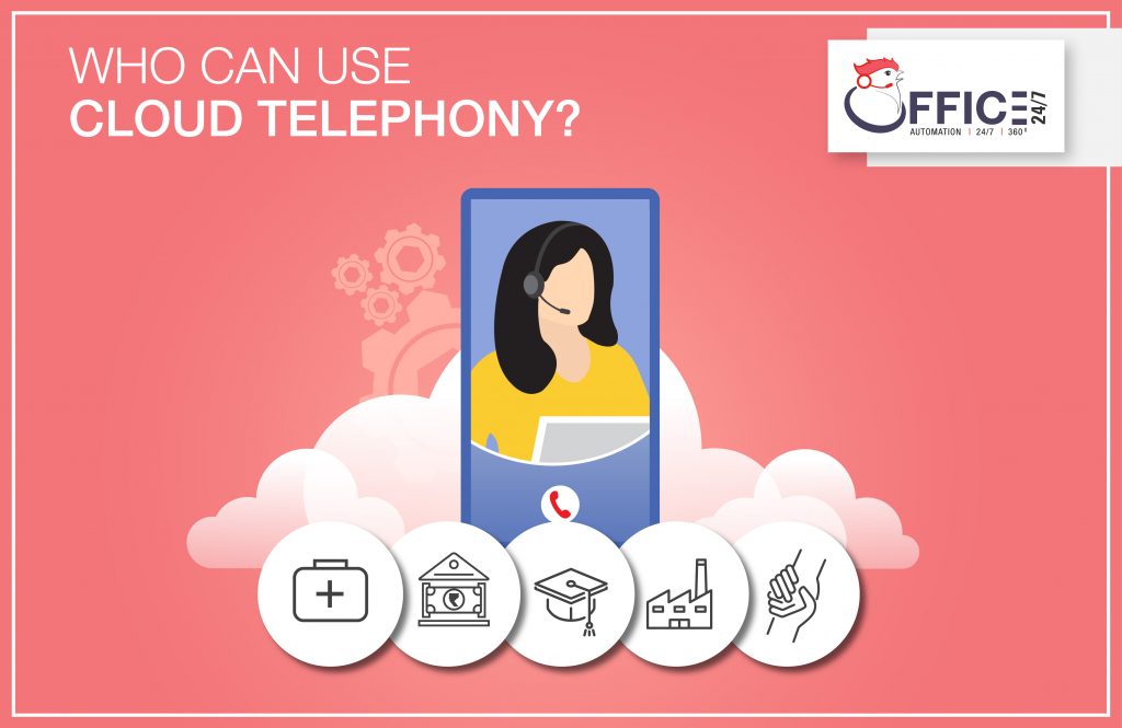 Who can use cloud telephony solutions | Office24by7