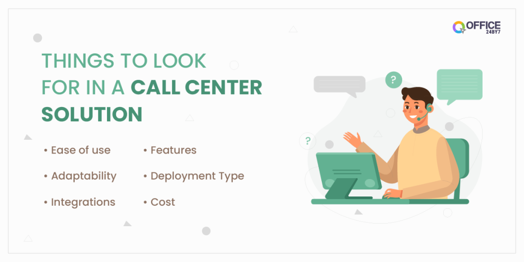 Things to look for in a call center solution  | Office24by7